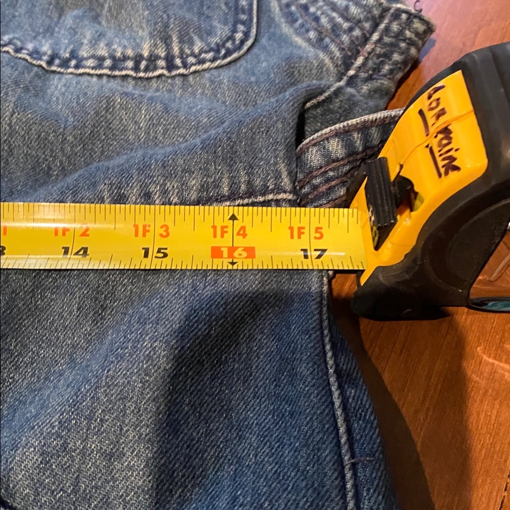 Free People - We The Free Blue Denim Overalls Jumpsuit Waist 34 (409) - Picture 13 of 14
